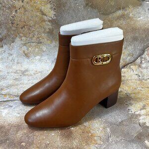 NEW Lauren Ralph Lauren Wynne Calf Leather Bootie Tan